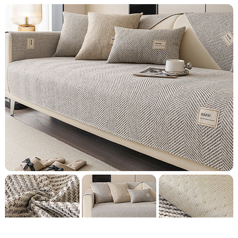 🔥 HOT SALE 🏆 Flash Sale ⚡Modern Herringbone Pattern Couch Cover