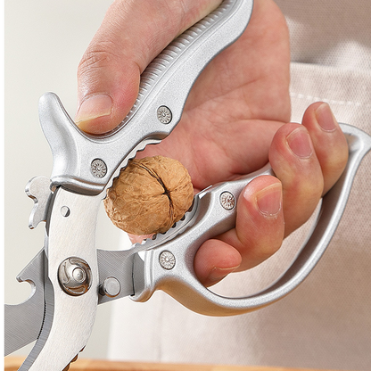 ✂️ LIMITED TIME 50% OFF! ⚡ Heavy-Duty Multifunction Kitchen Shears – 4-in-1 Tool with Fish Scaler, Bottle Opener & Safety Lock 🔪