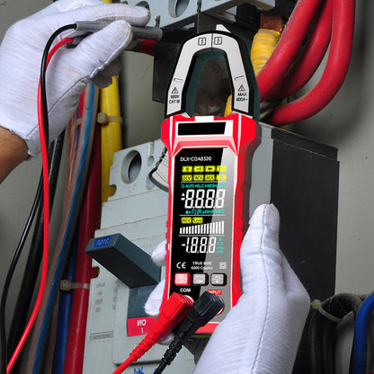 🔥Hot Sale🔥All-in-One Digital Clamp Meter: Precision Meets Power!Auto-ranging Amp Meter Built-in HD Color Screen, Measures AC/DC Current Voltage Temperature NCV