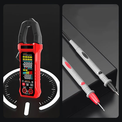 🔥Hot Sale🔥All-in-One Digital Clamp Meter: Precision Meets Power!Auto-ranging Amp Meter Built-in HD Color Screen, Measures AC/DC Current Voltage Temperature NCV