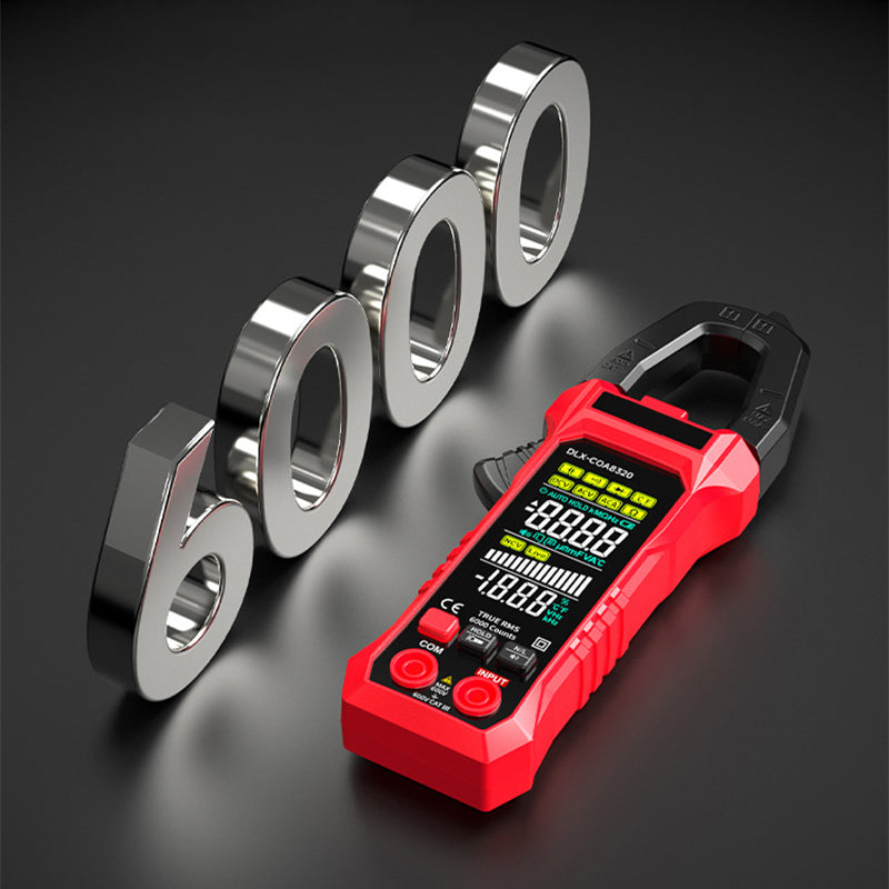 🔥Hot Sale🔥All-in-One Digital Clamp Meter: Precision Meets Power!Auto-ranging Amp Meter Built-in HD Color Screen, Measures AC/DC Current Voltage Temperature NCV