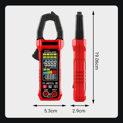 🔥Hot Sale🔥All-in-One Digital Clamp Meter: Precision Meets Power!Auto-ranging Amp Meter Built-in HD Color Screen, Measures AC/DC Current Voltage Temperature NCV