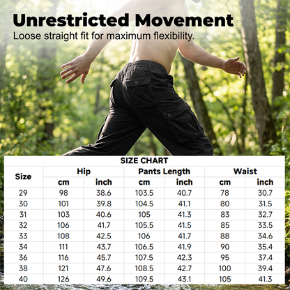 👖 50% OFF & FREE SHIPPING ✈️ Men's Cotton Cargo Tactical Pants – Multi-Pocket, Reinforced Construction & Adjustable Waist 🔧