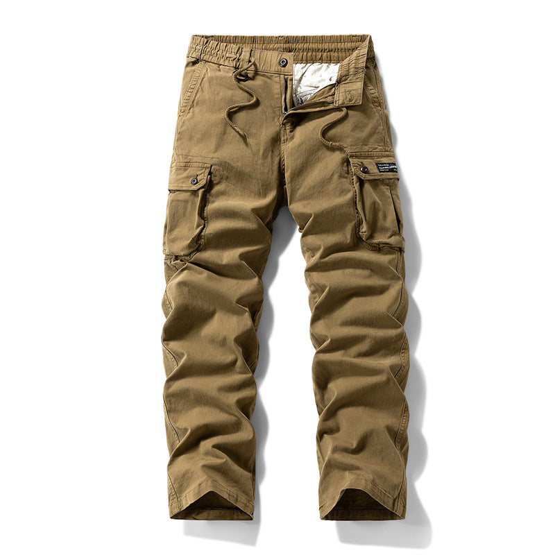 👖 50% OFF & FREE SHIPPING ✈️ Men's Cotton Cargo Tactical Pants – Multi-Pocket, Reinforced Construction & Adjustable Waist 🔧