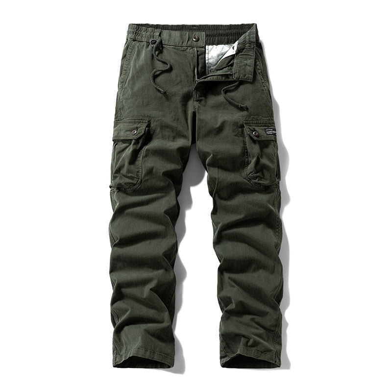 👖 50% OFF & FREE SHIPPING ✈️ Men's Cotton Cargo Tactical Pants – Multi-Pocket, Reinforced Construction & Adjustable Waist 🔧