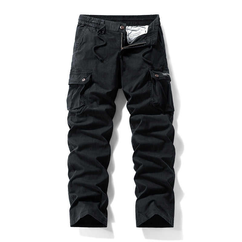 👖 50% OFF & FREE SHIPPING ✈️ Men's Cotton Cargo Tactical Pants – Multi-Pocket, Reinforced Construction & Adjustable Waist 🔧