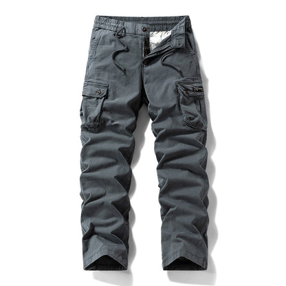 👖 50% OFF & FREE SHIPPING ✈️ Men's Cotton Cargo Tactical Pants – Multi-Pocket, Reinforced Construction & Adjustable Waist 🔧