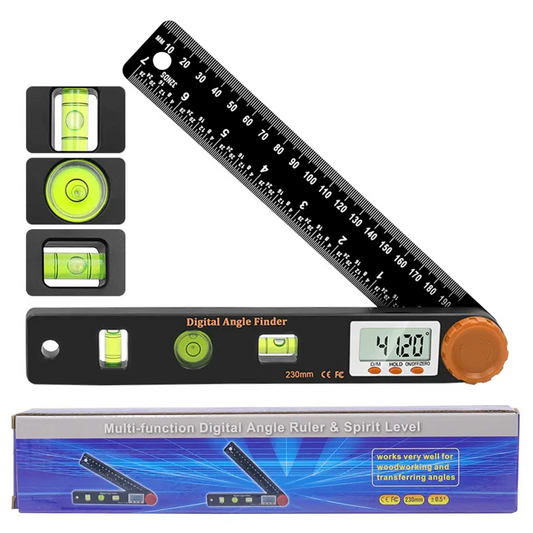 🎉 2026 Sale — Over 49,000 Sold! 📐 4-in-1 Digital Angle Finder Ruler with Level – Precision Measurement Tool 🔧