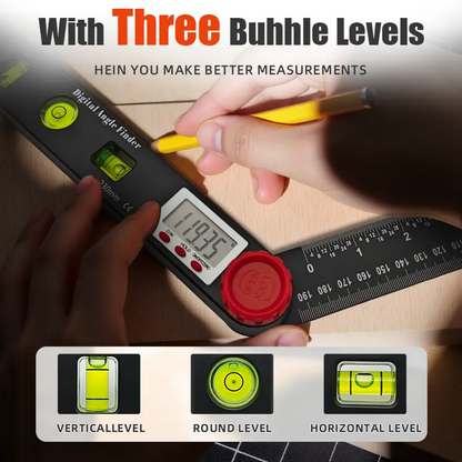 4-in-1 Digital Angle Finder Ruler with Level