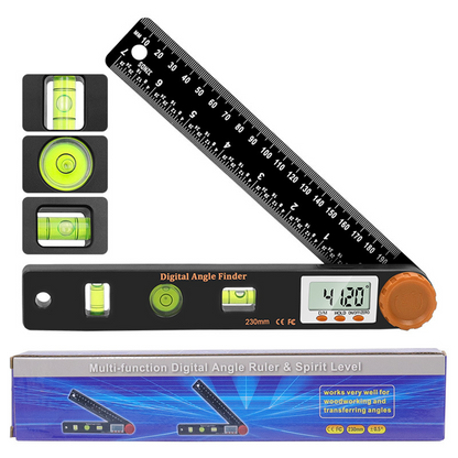 4-in-1 Digital Angle Finder Ruler with Level