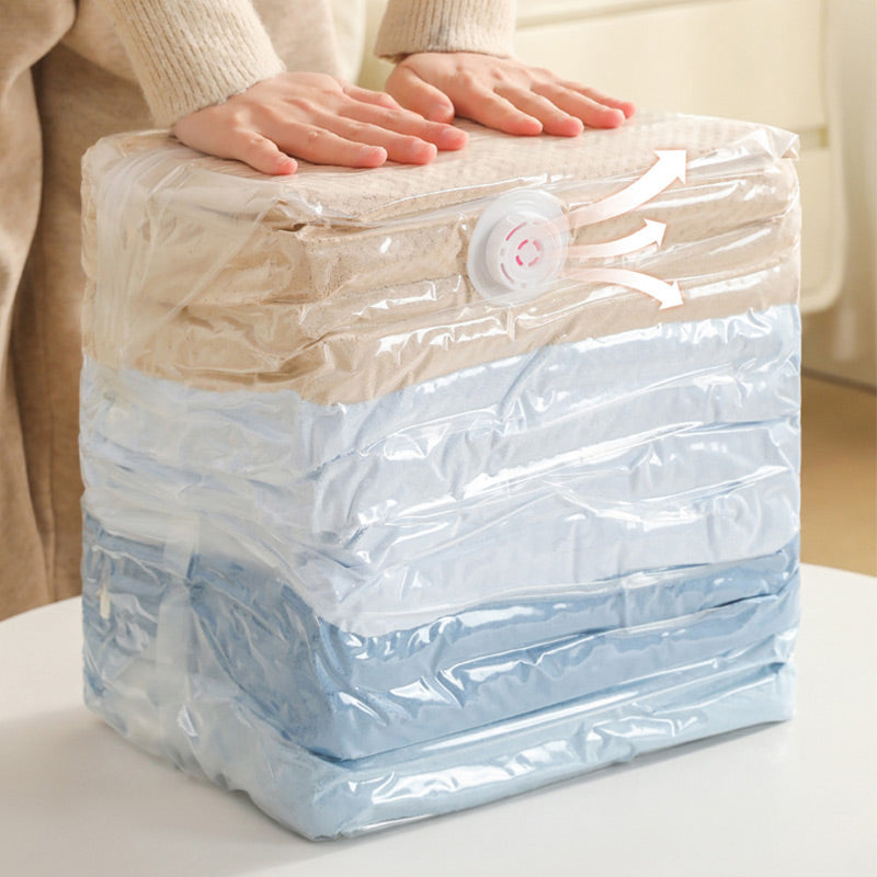📢📢50%  OFF !! ⏰💞50K+ SOLD! Vacuum Bag – Press to seal, waterproof & space-saving. Tidy closet – grab yours! ✅