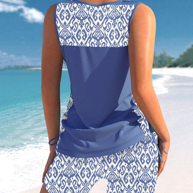 🏊‍♀️Women's Printed Two-Piece Tankini Swimsuit