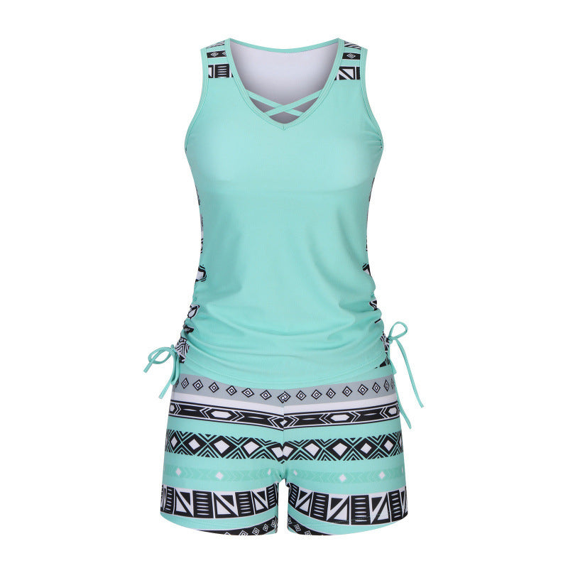 🏊‍♀️Women's Printed Two-Piece Tankini Swimsuit