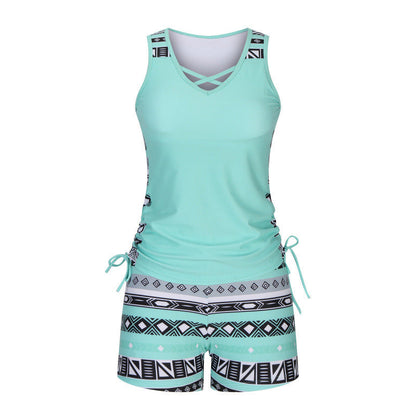 🏊‍♀️Women's Printed Two-Piece Tankini Swimsuit