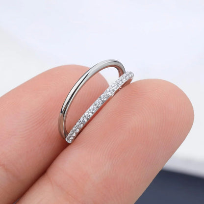 Stylish Diamond Earrings & Nose Ring