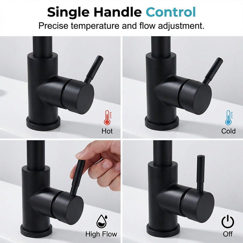🚰 50% OFF NOW! 🧼 Modern Pull-Down Kitchen Faucet – Dual Spray Modes, Brass Core & Auto-Retraction ✨