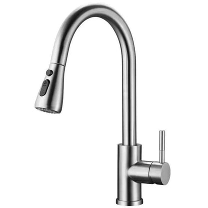 🚰 50% OFF NOW! 🧼 Modern Pull-Down Kitchen Faucet – Dual Spray Modes, Brass Core & Auto-Retraction ✨