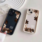 Vintage Orchid Cross Bible Verse Silicone Phone Case