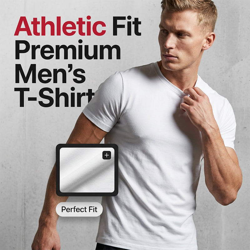Men's Slim Fit Crew Neck T-Shirt
