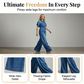 ✨30% SALE ✨Women's Collared Tie-Waist Wide-Leg Denim Jumpsuit