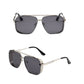 📢📢40% OFF !! ⏰Men's Retro Double Bridge Metal Frame Sunglasses