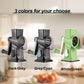 🔥FREE SHIPPING🔥3-in-1 Rotary Vegetable Slicer with Suction Base – Fast Prep, Safe & Mess-Free