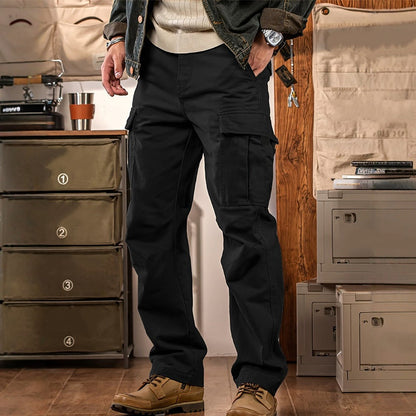 Men's Tactical Cargo Pants with Multiple Pockets