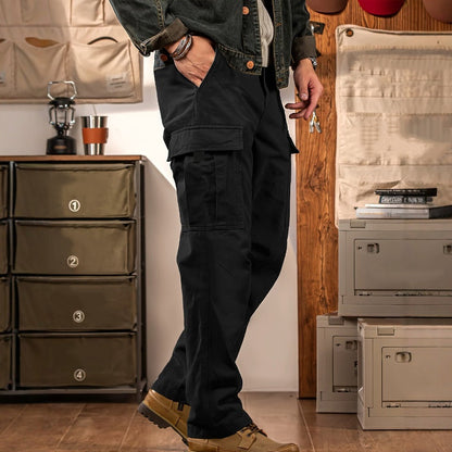 Men's Tactical Cargo Pants with Multiple Pockets