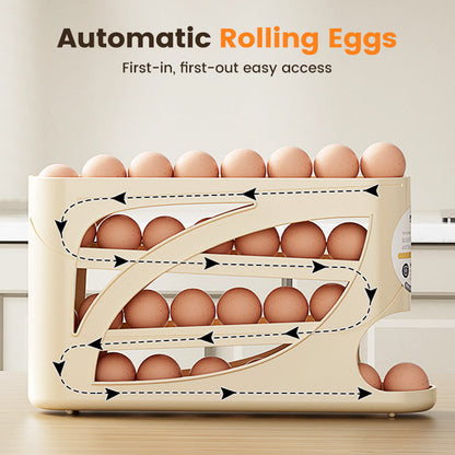 🔥Hot New Arrivals🥚✨Space-Saving Fridge Egg Storage Organizer