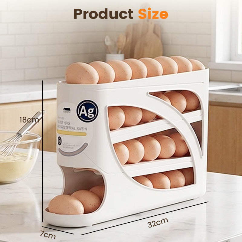 🔥Hot New Arrivals🥚✨Space-Saving Fridge Egg Storage Organizer