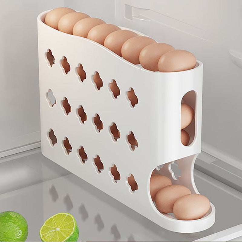 🔥Hot New Arrivals🥚✨Space-Saving Fridge Egg Storage Organizer