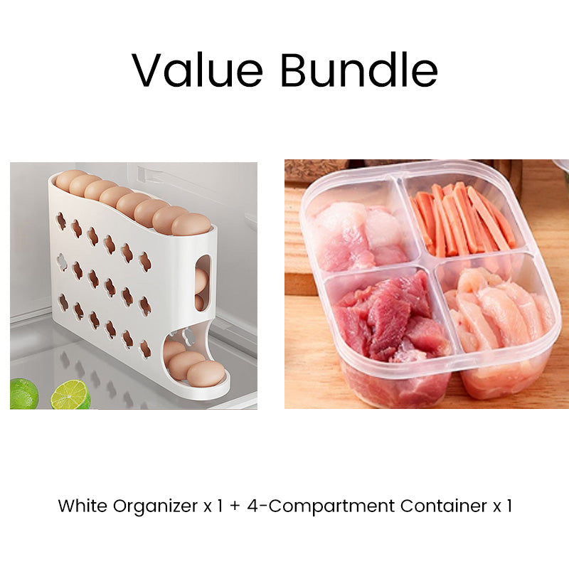 🔥Hot New Arrivals🥚✨Space-Saving Fridge Egg Storage Organizer