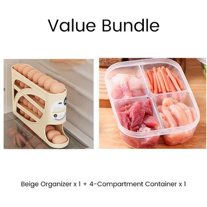🔥Hot New Arrivals🥚✨Space-Saving Fridge Egg Storage Organizer