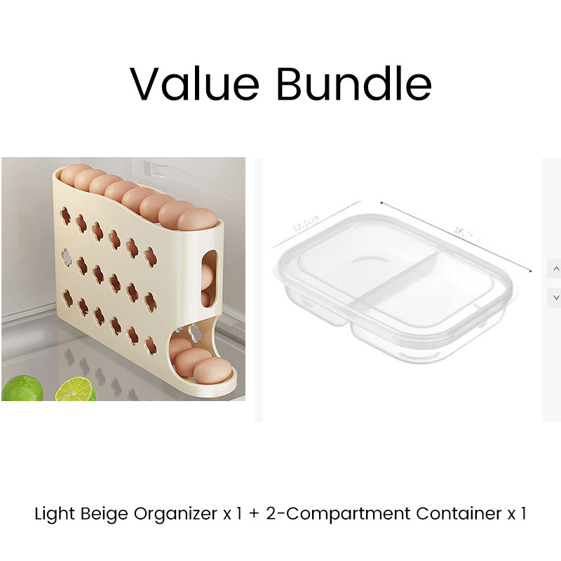 🔥Hot New Arrivals🥚✨Space-Saving Fridge Egg Storage Organizer