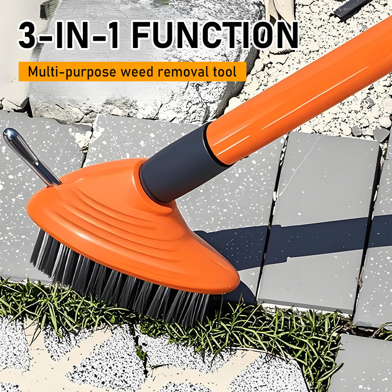 🌿50% OFF NOW!🧹 3-in-1 Weeding Wire Brush Tools Set – Durable Steel Brushes, Ergonomic Handle & Perfect for Patios, Driveways & Garden Paths 🏡⚡ Delivered within 5 working days!