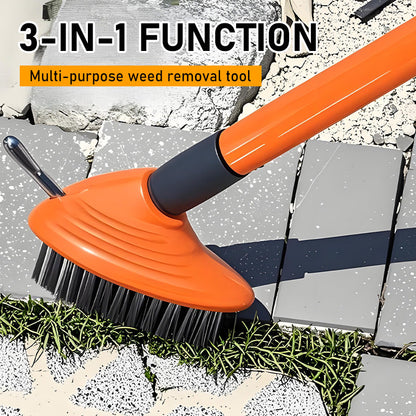 🌿50% OFF NOW!🧹 3-in-1 Weeding Wire Brush Tools Set – Durable Steel Brushes, Ergonomic Handle & Perfect for Patios, Driveways & Garden Paths 🏡⚡ Delivered within 5 working days!