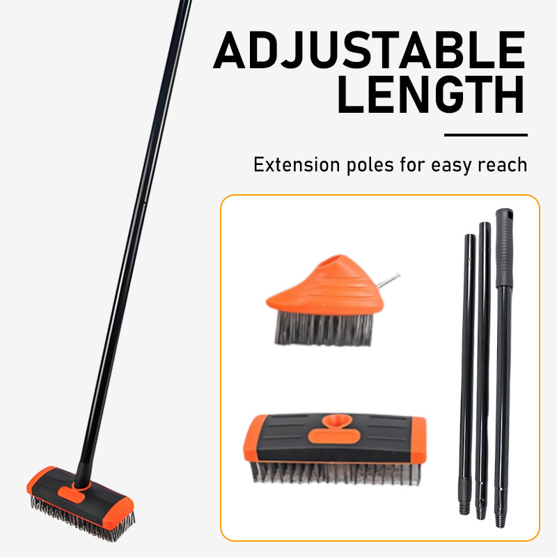 🌿50% OFF NOW!🧹 3-in-1 Weeding Wire Brush Tools Set – Durable Steel Brushes, Ergonomic Handle & Perfect for Patios, Driveways & Garden Paths 🏡⚡ Delivered within 5 working days!