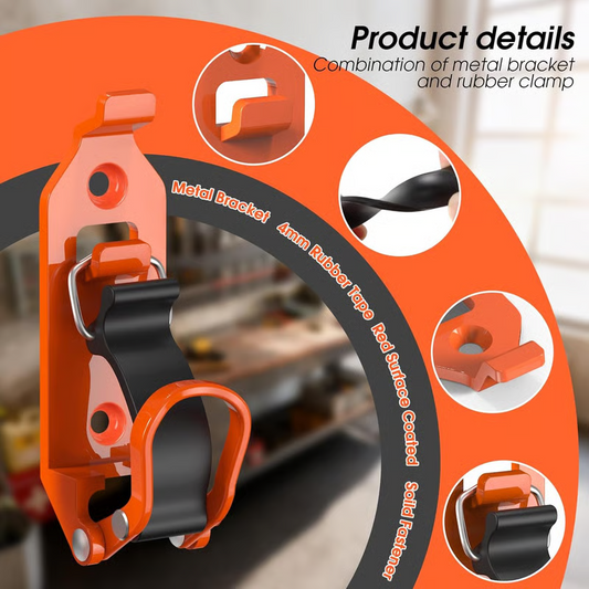 Heavy Duty Tool Holder Clamps ✅ Secure Grip & Strong Load Capacity | Wall Mount Storage 🔧 -50% TODAY 🔥