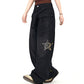 Unisex Star Patch Baggy Jeans