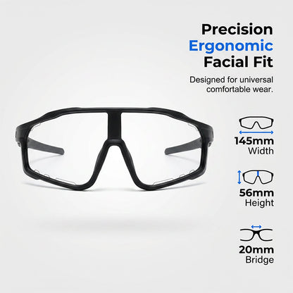 🛒 🕶️ LIMITED-TIME 66% OFF! ✨ Photochromic Cycling Sunglasses – UV400, Lightweight, Wraparound ✨