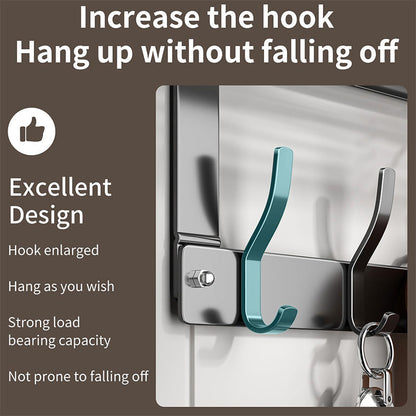 🔥 Over The Door Hooks with Storage Basket