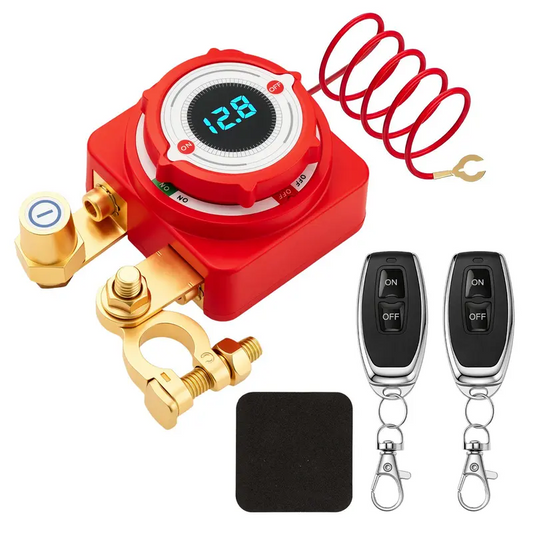 🔥58% OFF Free Shipping While Stocks Last｜12V/24V Auto Battery Cut-off Relay Switch