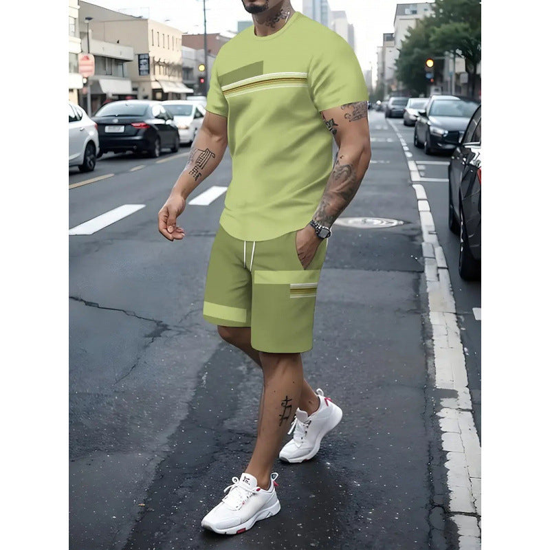 Men's T-Shirt & Shorts 2-Piece Set
