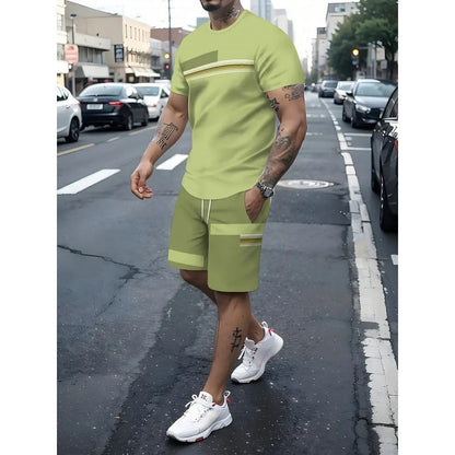 Men's T-Shirt & Shorts 2-Piece Set