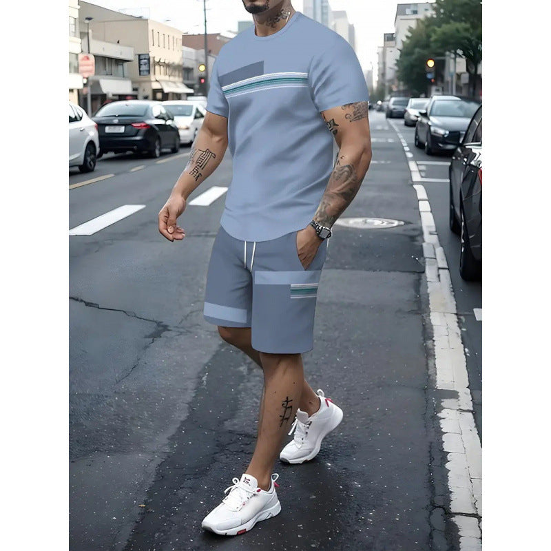 Men's T-Shirt & Shorts 2-Piece Set