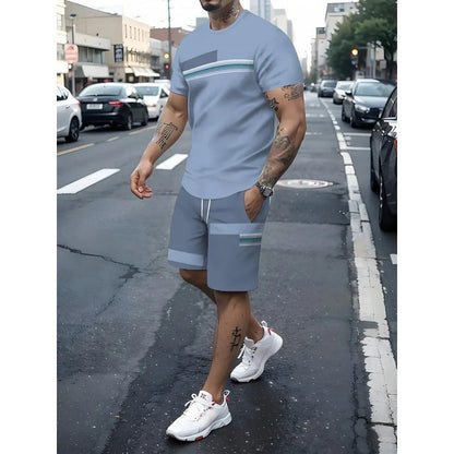 Men's T-Shirt & Shorts 2-Piece Set