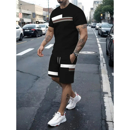 Men's T-Shirt & Shorts 2-Piece Set
