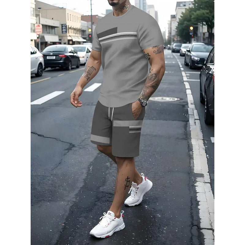 Men's T-Shirt & Shorts 2-Piece Set