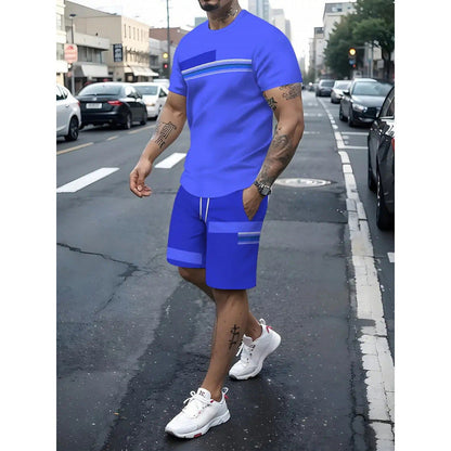 Men's T-Shirt & Shorts 2-Piece Set
