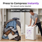 ⏳Time-Limited Special⏰Buy 2 Get 1 Free✨🧺 Instantly Free Up Closet Space – Press & Compress Storage Bags